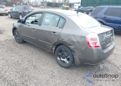 2007 Nissan Sentra 2.0S из США, поврежденный, VIN 3N1AB61E57L669733